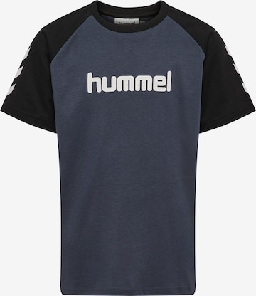 Hummel - Camiseta funcional en azul: frente