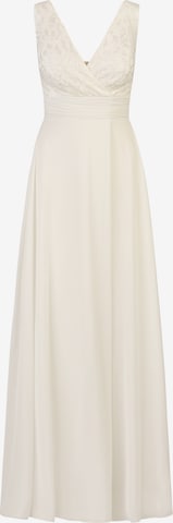 Kraimod Βραδινό φόρεμα σε λευκό: μπροστά