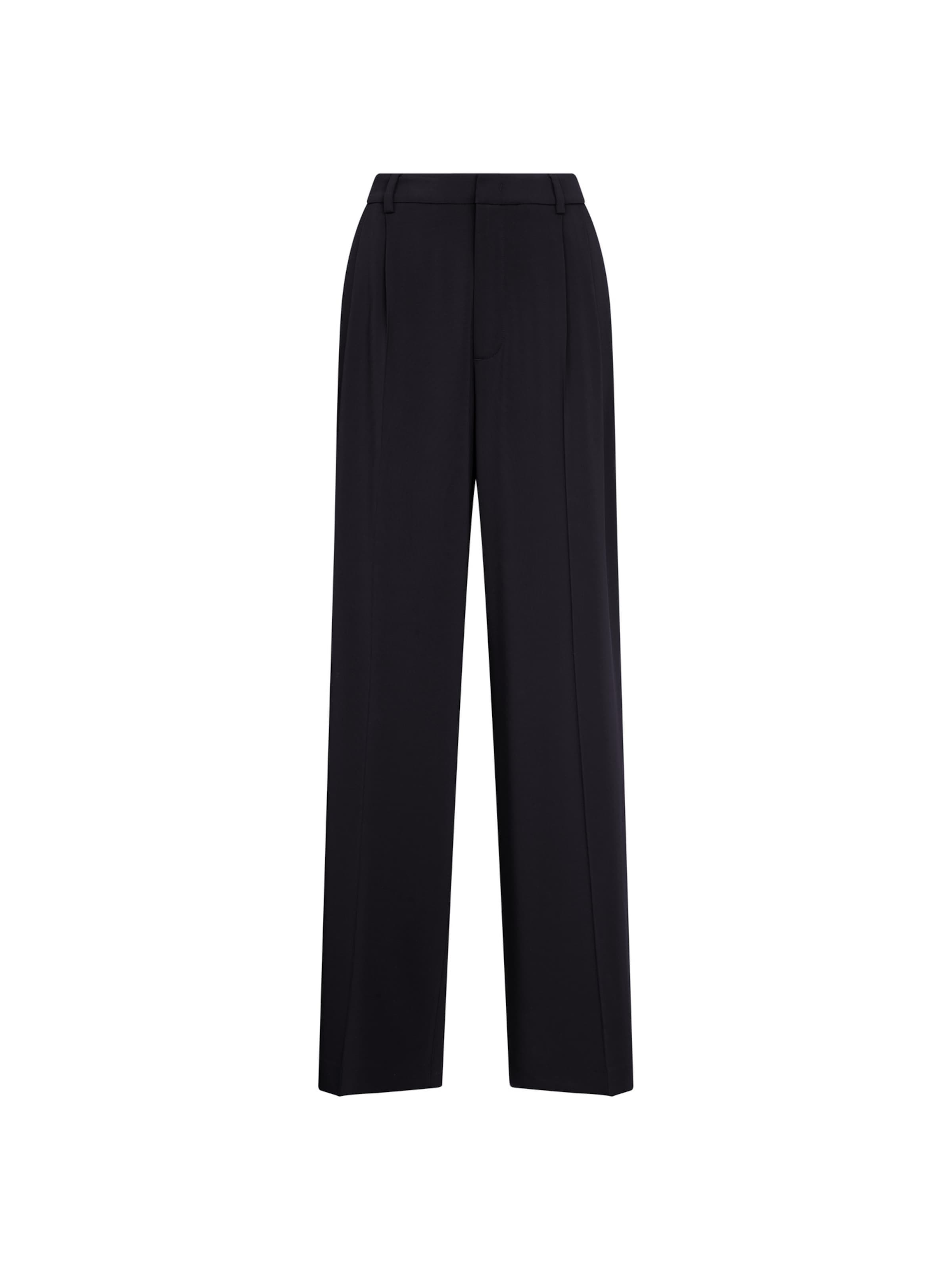 SEIDENSTICKER Pantalon à plis en noir, Vue avec produit