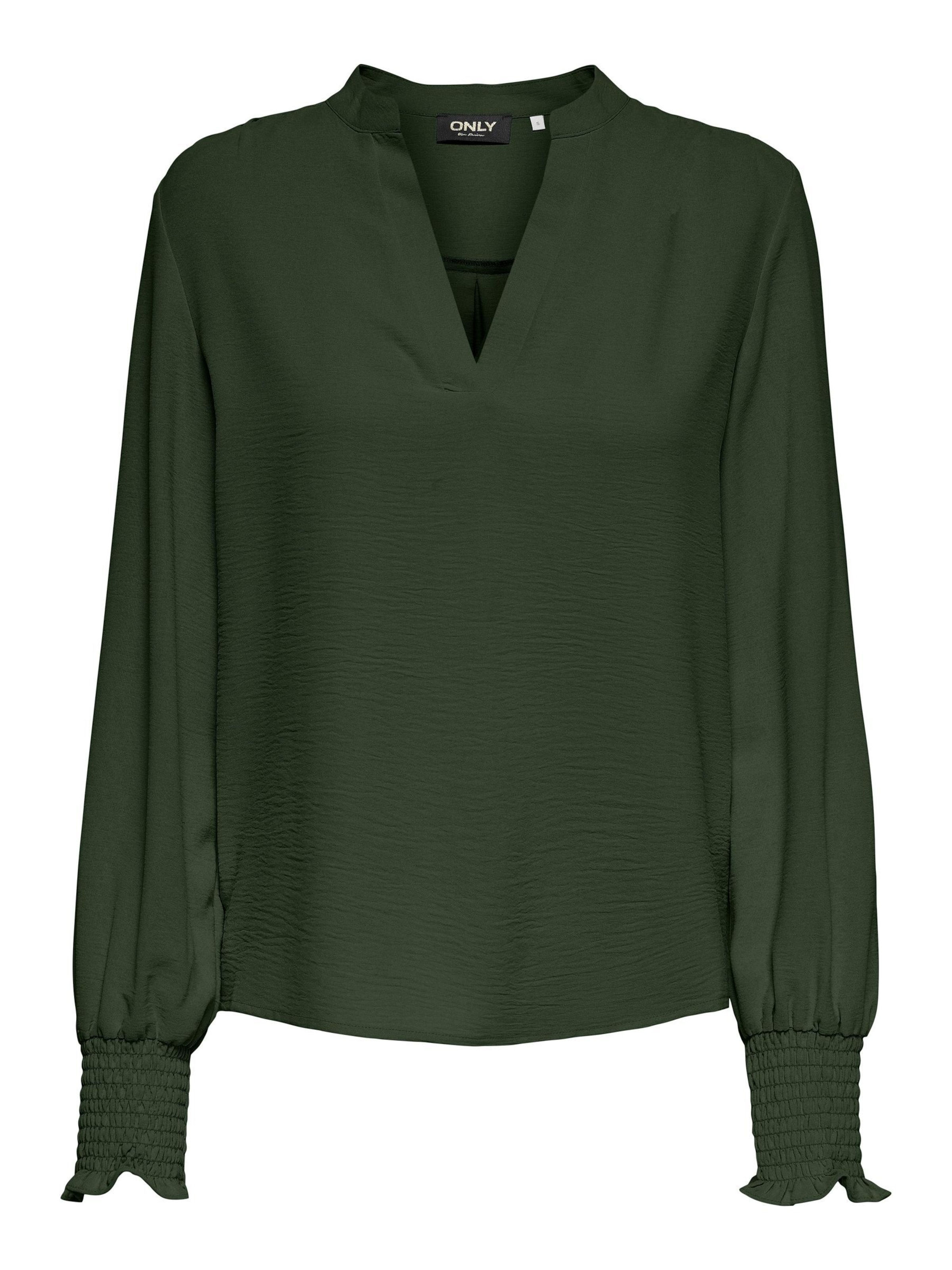 ONLY Carmakoma - Blusa 'CARMETTA' en verde: frente