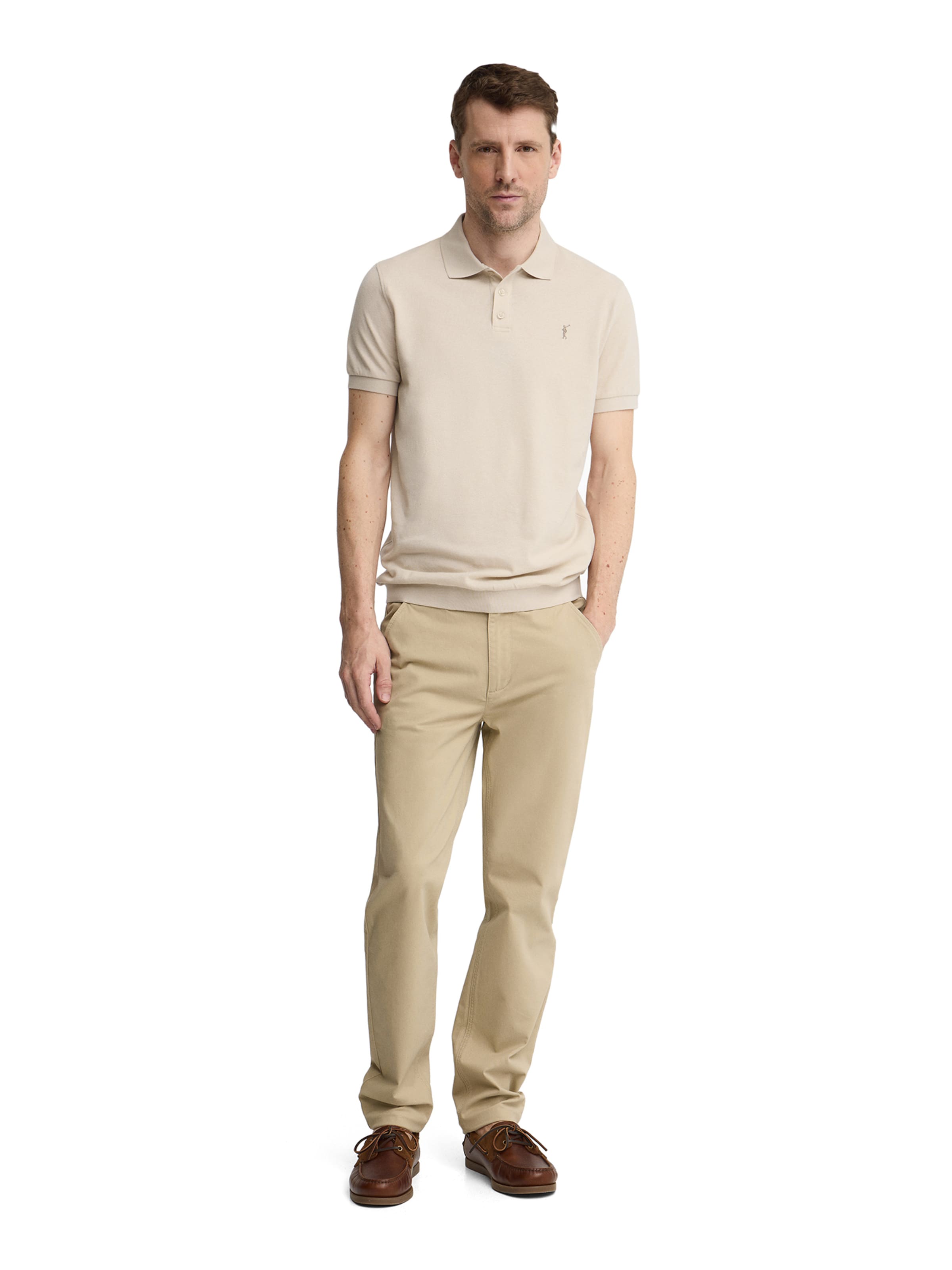 Polo Club Shirt in Beige