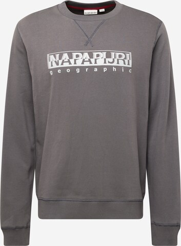 NAPAPIJRI Sweatshirt 'BAYS' in Grijs: voorkant