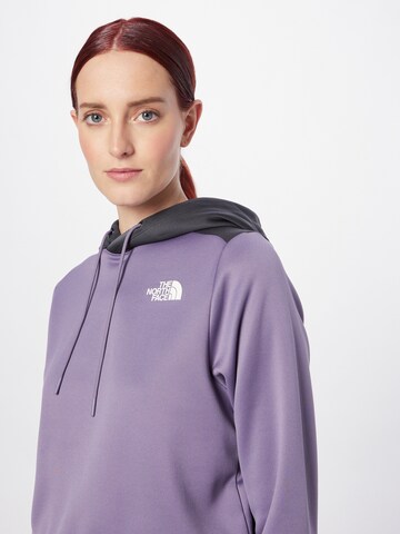 THE NORTH FACE Athletic Sweatshirt in Purple