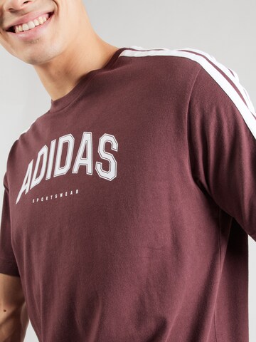 ADIDAS SPORTSWEAR Funktionsshirt 'Colleg' in Rot
