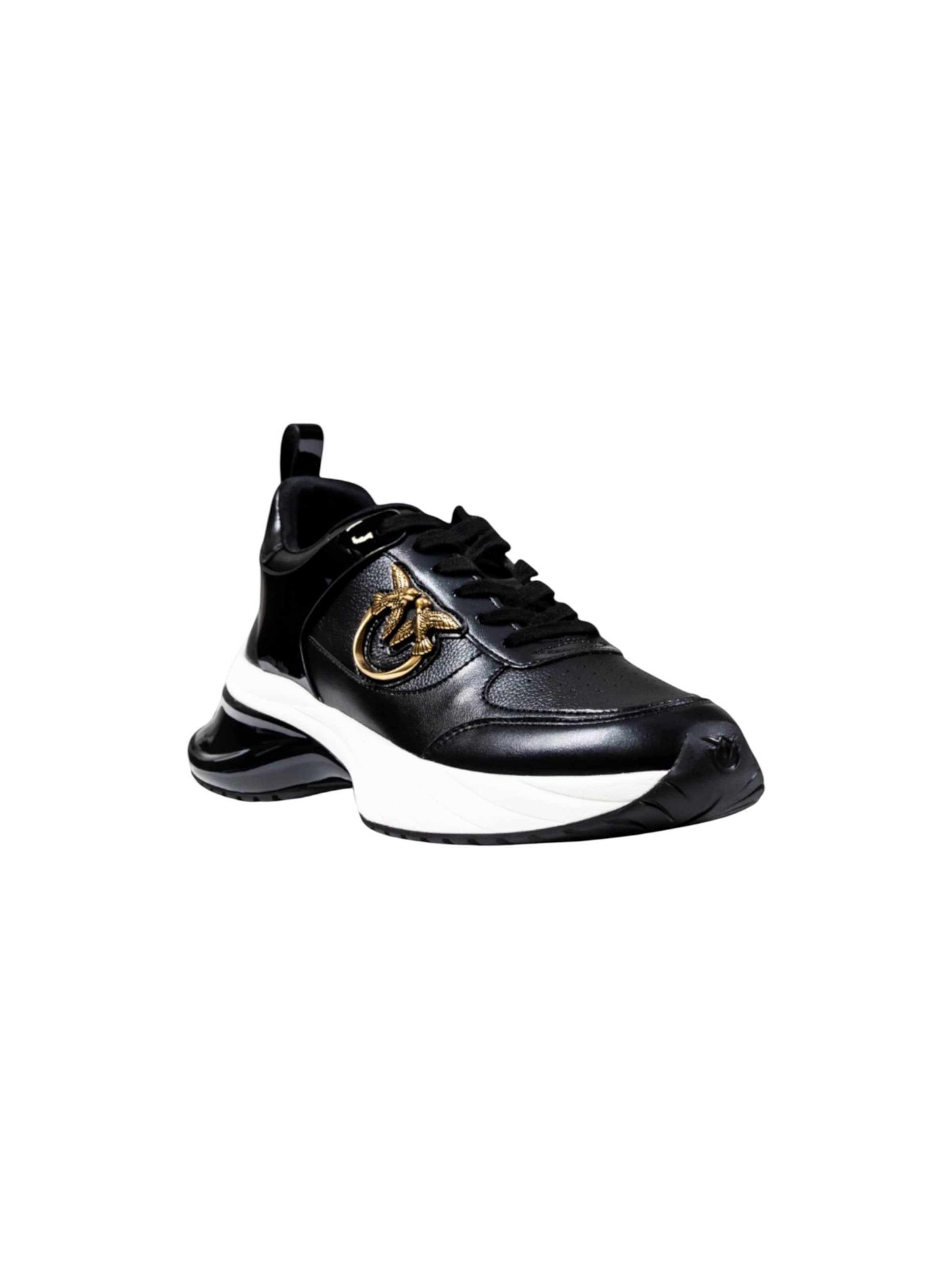 Sneaker bassa 'ARIEL 02 - TUMBLED SS0027P025' di PINKO in nero