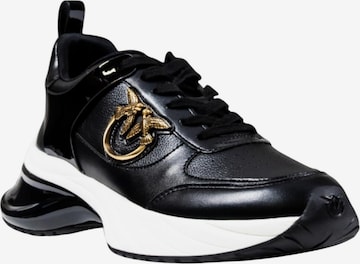 PINKO Låg sneaker 'ARIEL 02 - TUMBLED SS0027P025' i svart: framsida