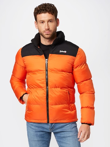 Schott NYC Jacke 'UTAH' in Orange: predná strana