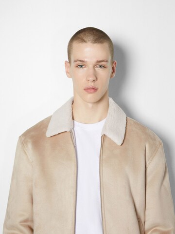 Bershka Between-Season Jacket in Beige