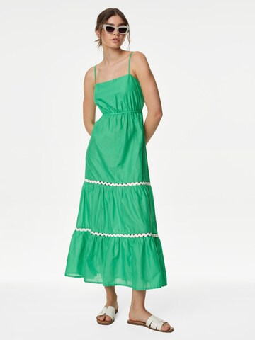 Marks & Spencer Beach Dress in Green: front