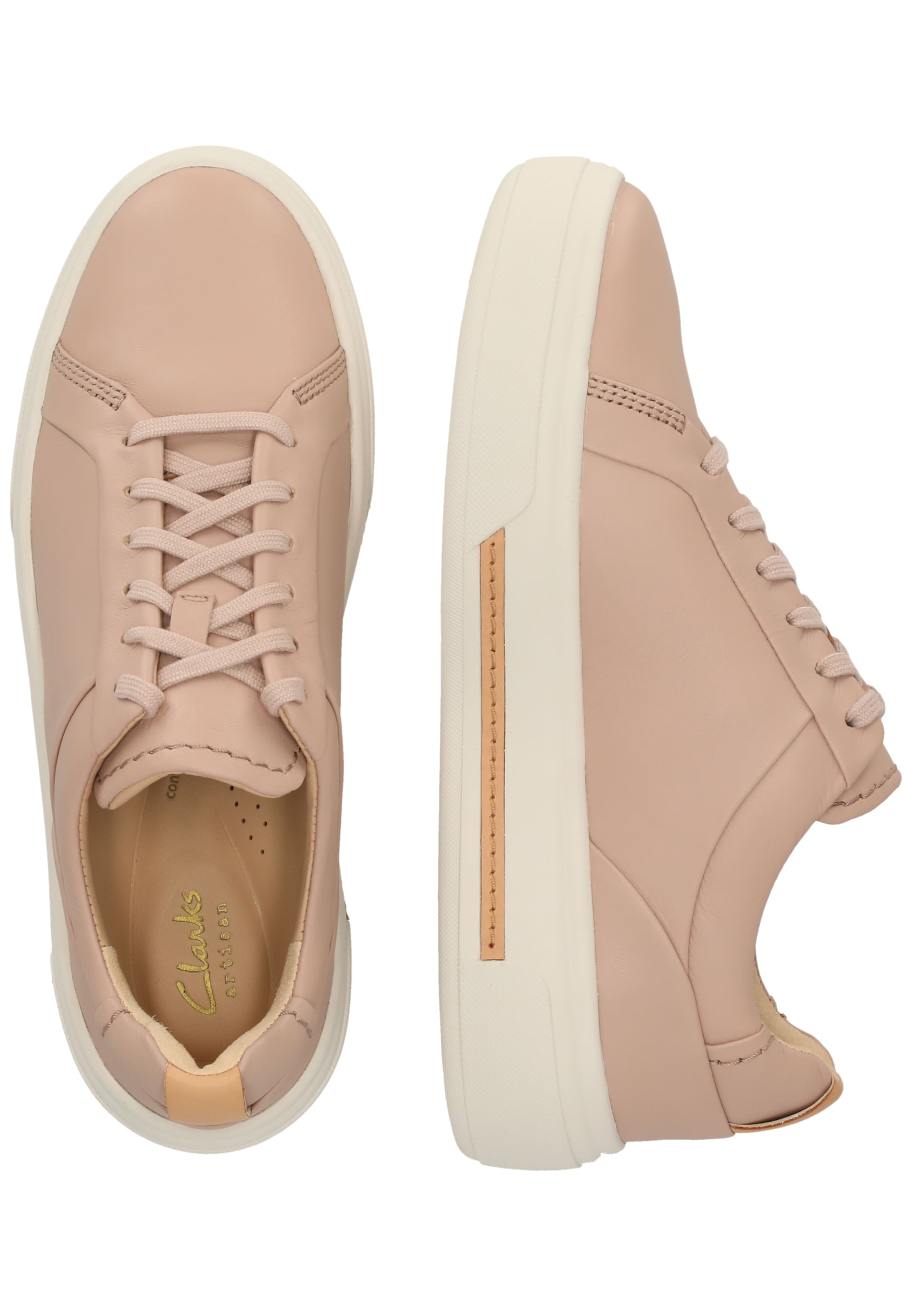 CLARKS Sneakers laag 'Hollyhock Walk' in Rood