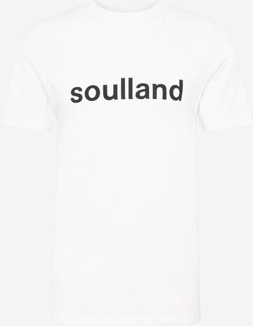 Soulland - Camiseta 'Chuck' en blanco: frente