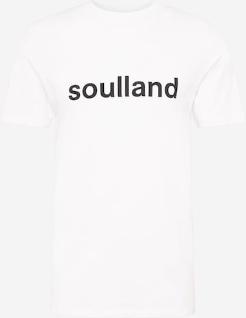 T-Shirt 'Chuck' Soulland en blanc : devant