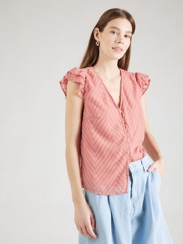 VILA Bluse 'Michelle' i pink: forside