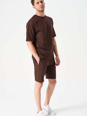LOUIS LECLER Tracksuit 'Ace' in Brown