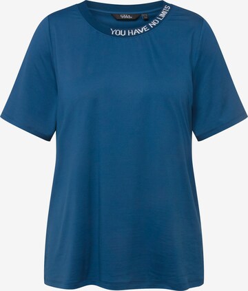 Ulla Popken Functioneel shirt in Blauw: voorkant