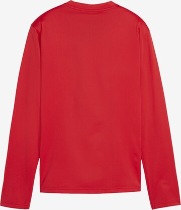 PUMA Athletic Sweatshirt 'teamGOAL' in Red