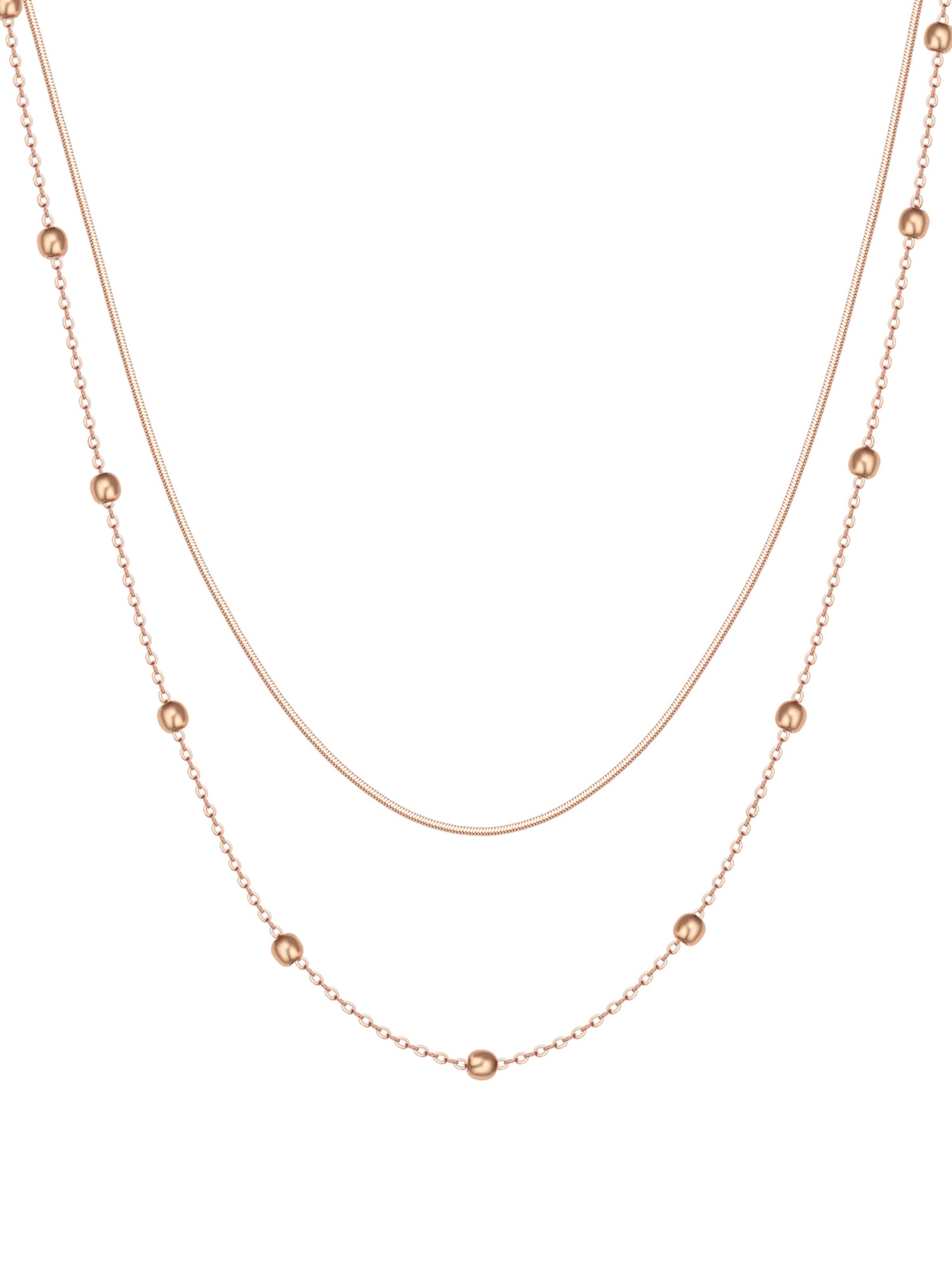 Hey Happiness Necklace 'Bobble' in Gold: front
