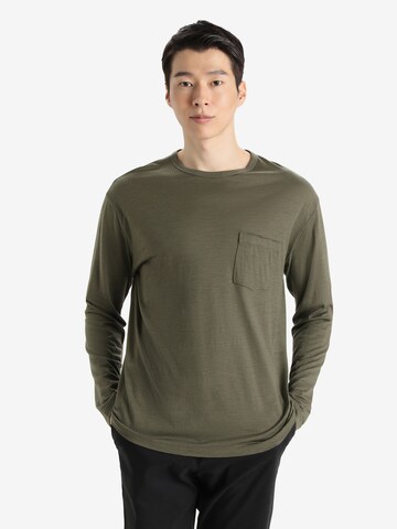 ICEBREAKER Performance Shirt 'Granary' in Green: front