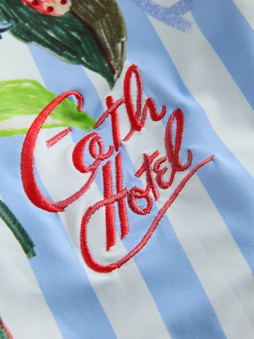 Cath Kidston Bustier Badpak in Blauw