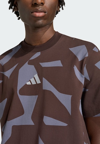 T-Shirt fonctionnel 'AMG' ADIDAS PERFORMANCE en marron