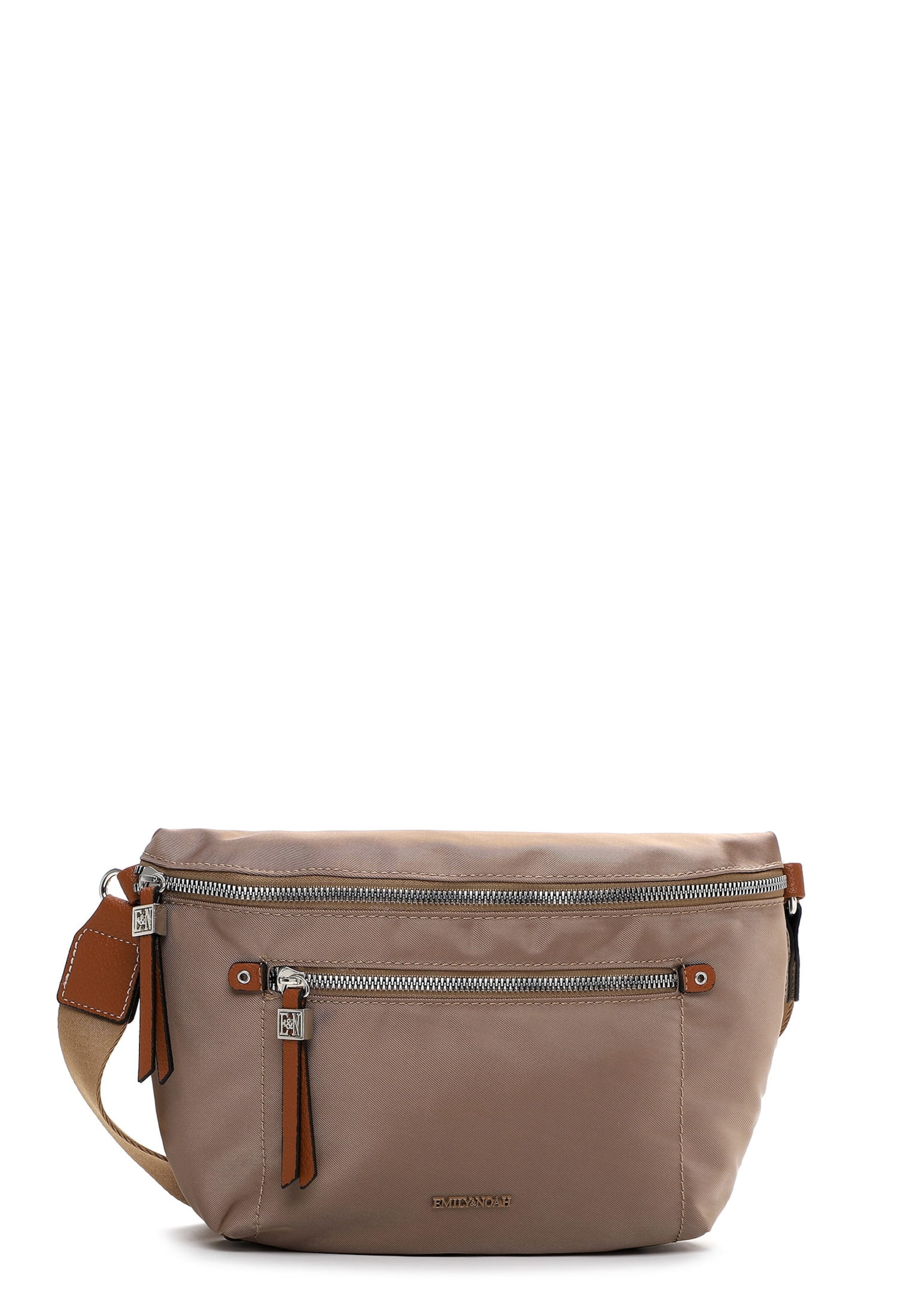 Emily & Noah Schoudertas in Bruin: voorkant