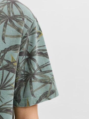 JACK & JONES Shirt 'Bluhawaii' in Green