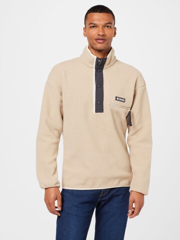 COLUMBIA Sports sweater in Beige: front