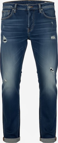 Coupe slim Jean Dondup en bleu : devant