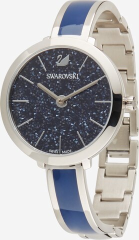 Swarovski Аналогов часовник в синьо: отпред