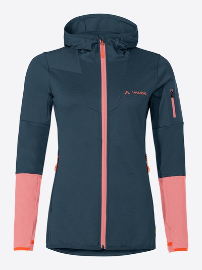 VAUDE Athletic Fleece Jacket 'Monviso' in Dark blue / Pastel pink, Item view