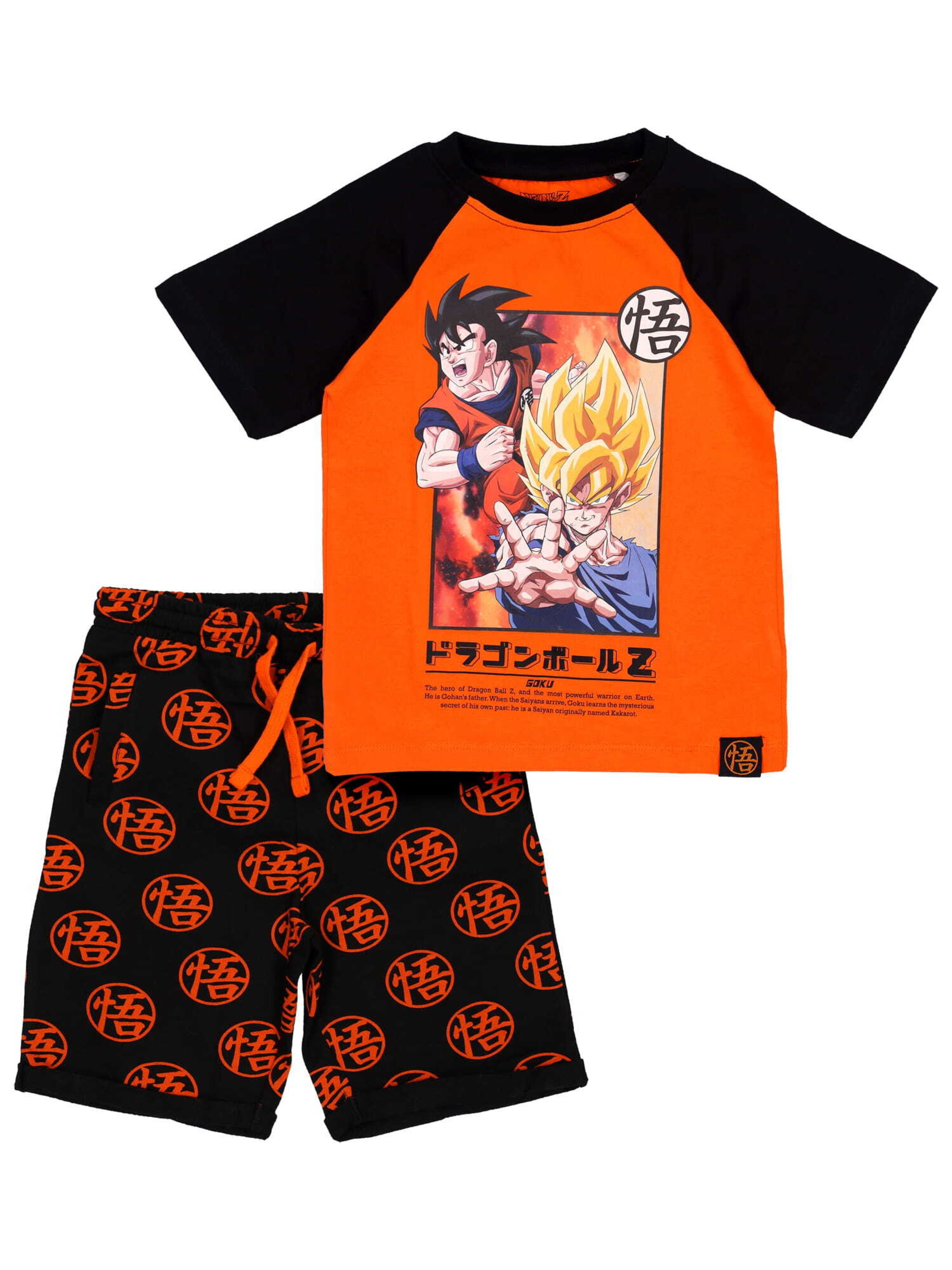 Set 'Super Saiyajin Goku ' Dragon Ball en noir : devant