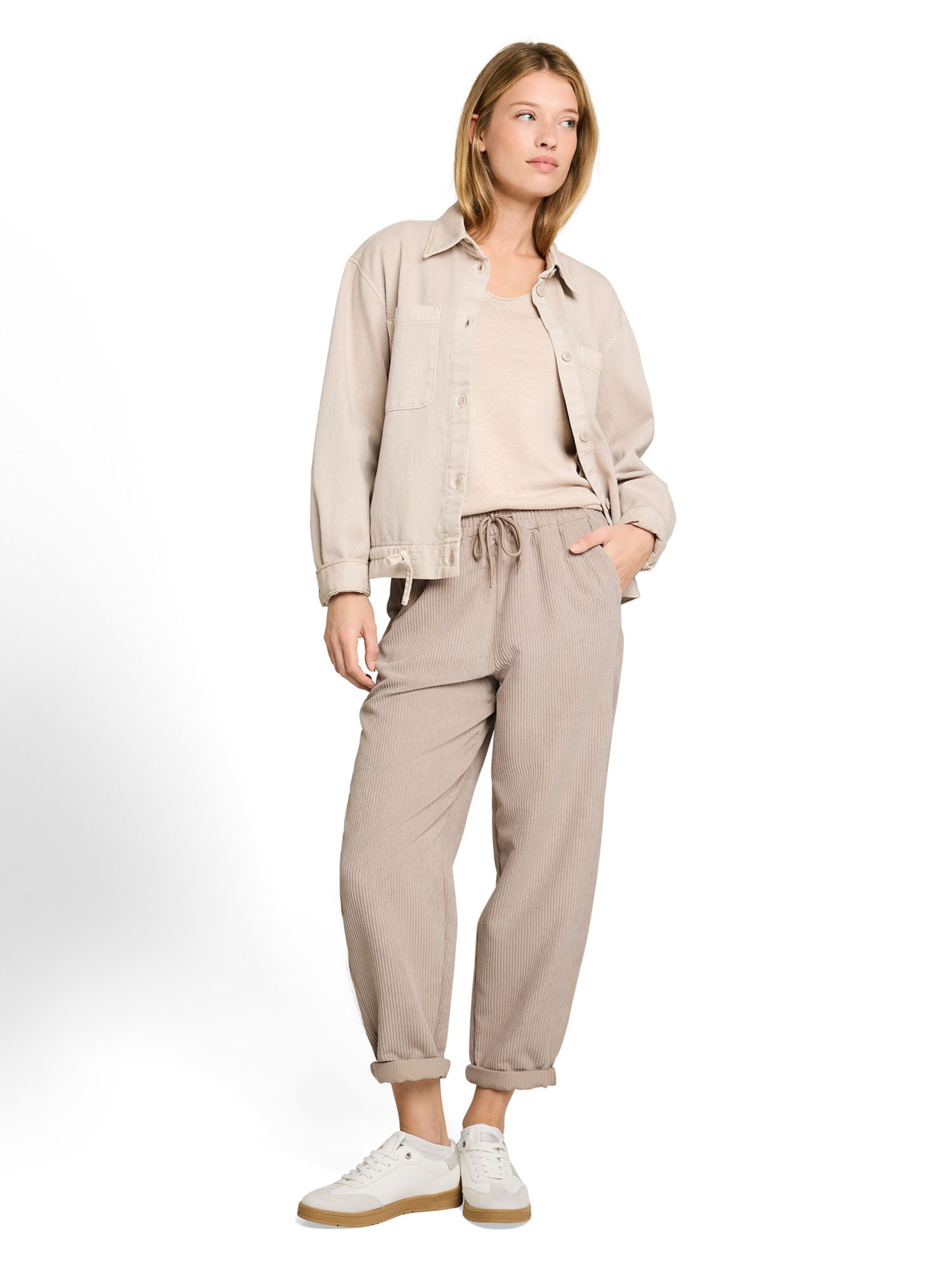TOM TAILOR DENIM Barrel Püksid, värv pruun