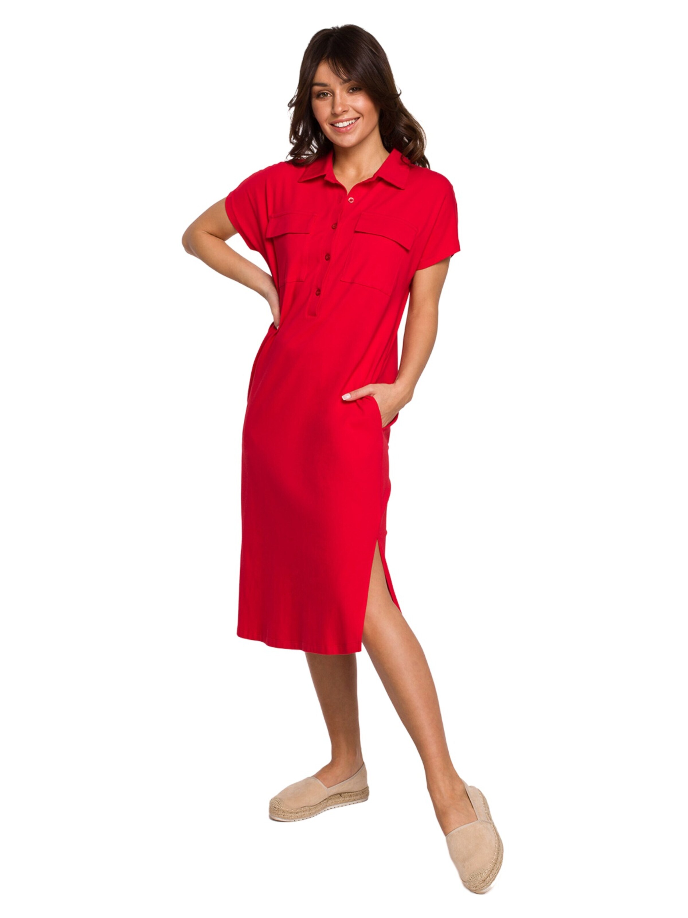 amorubi.com Kleid 'Dress 163166'‌‌‌‌ in Rot: Vorderseite