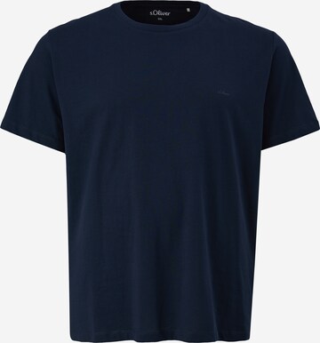 s.Oliver Shirt in Blauw: voorkant