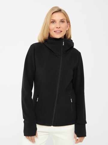 BENCH Fleece Jacket 'Ninja' in Black: front