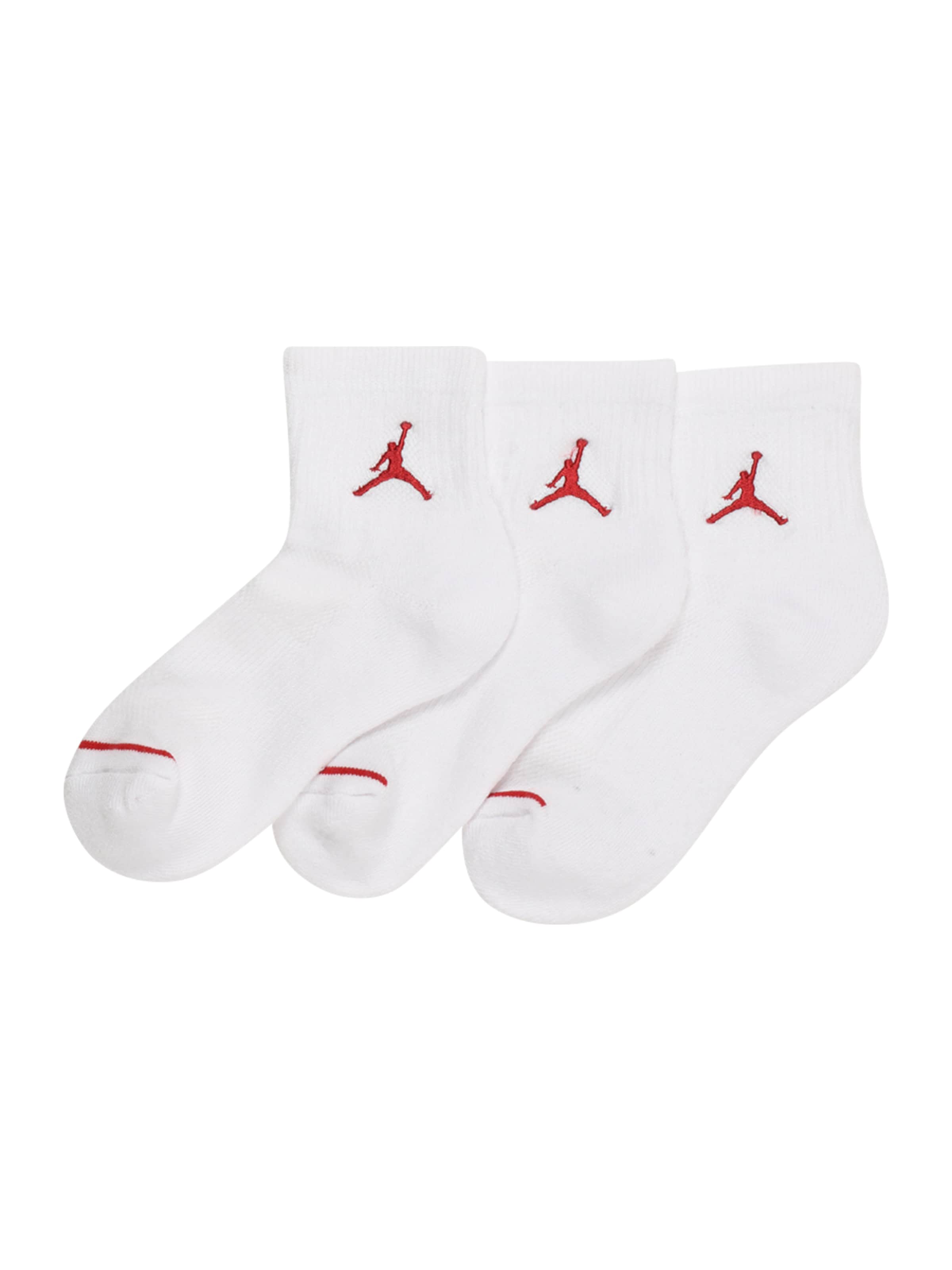 Jordan Κάλτσες σε λευκό: μπροστά