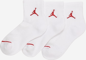 Jordan Къси чорапи в бяло: отпред
