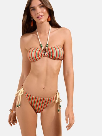 Friends Like These Bandeau Bikini in Oranje: voorkant