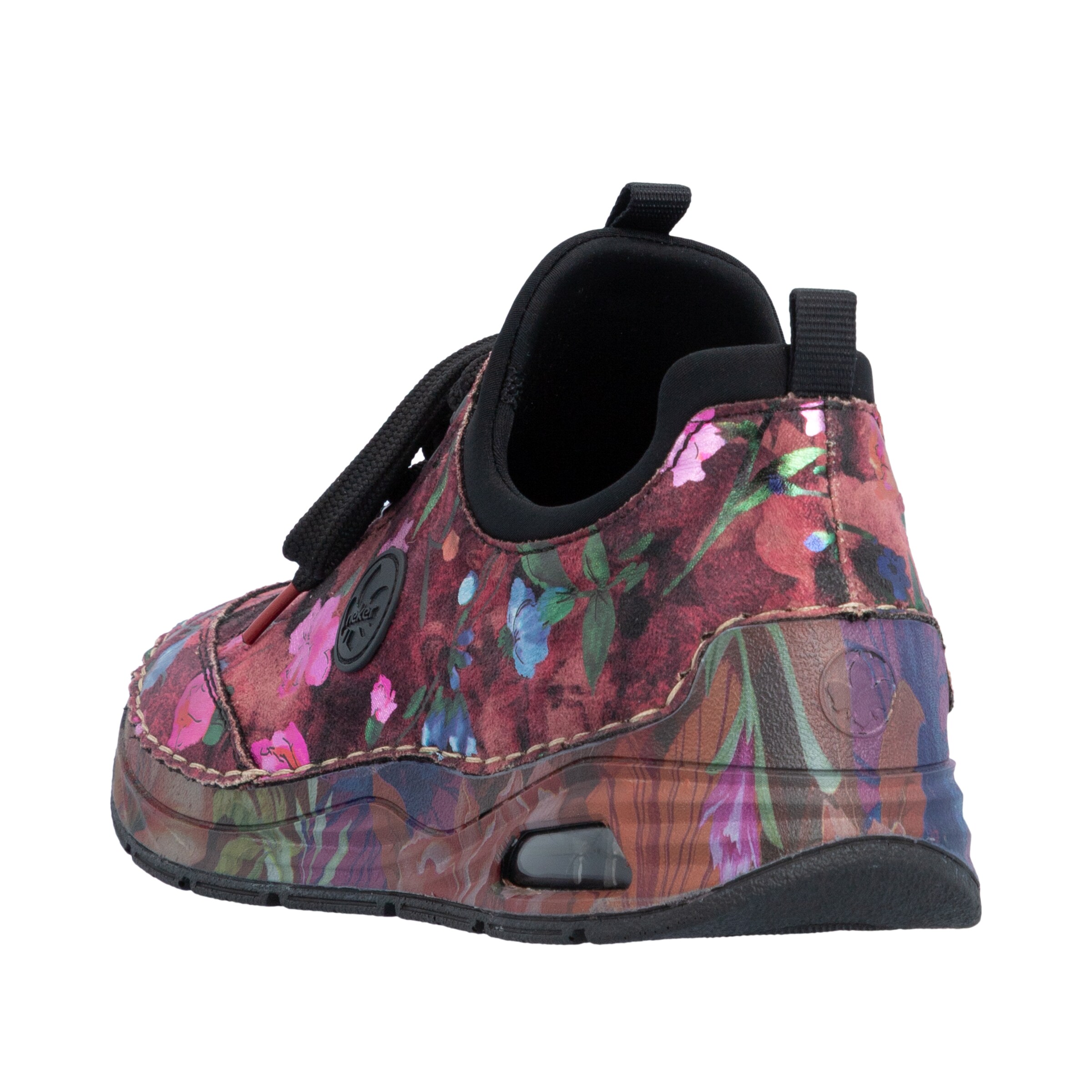 Baskets basses Rieker en rose