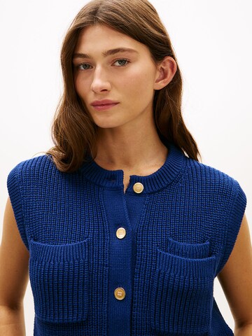 TOMMY HILFIGER Knitted vest in Blue