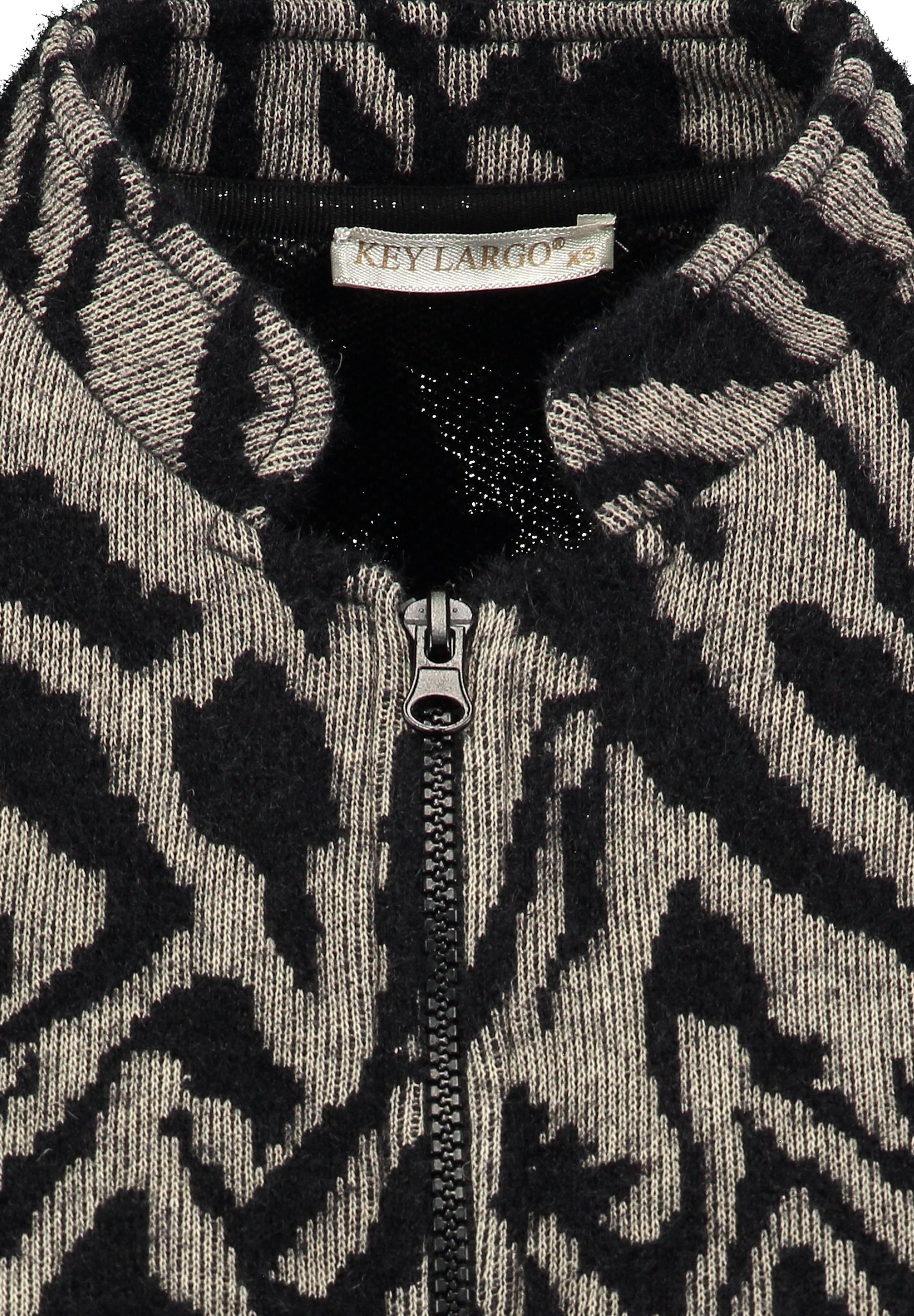 Key Largo Вязаная кофта 'Cosmic' в Серый