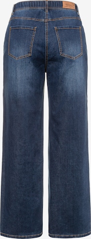 Ulla Popken Wide Leg Jeans in Blau