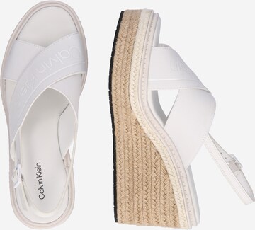 Calvin Klein Sandal i vit