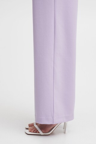 Wide leg Pantaloni chino 'Rizetta' di b.young in lilla
