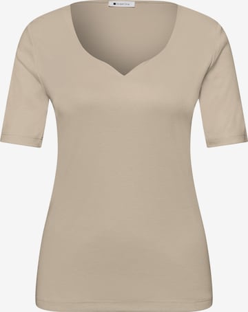 STREET ONE T-Shirt 'Ada' in Beige: Vorderseite