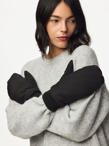 PIECES Mittens 'PCBee' in Black