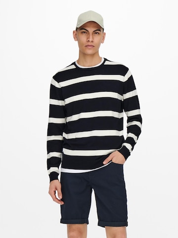 Only & Sons Pullover 'Wyler' in Blau