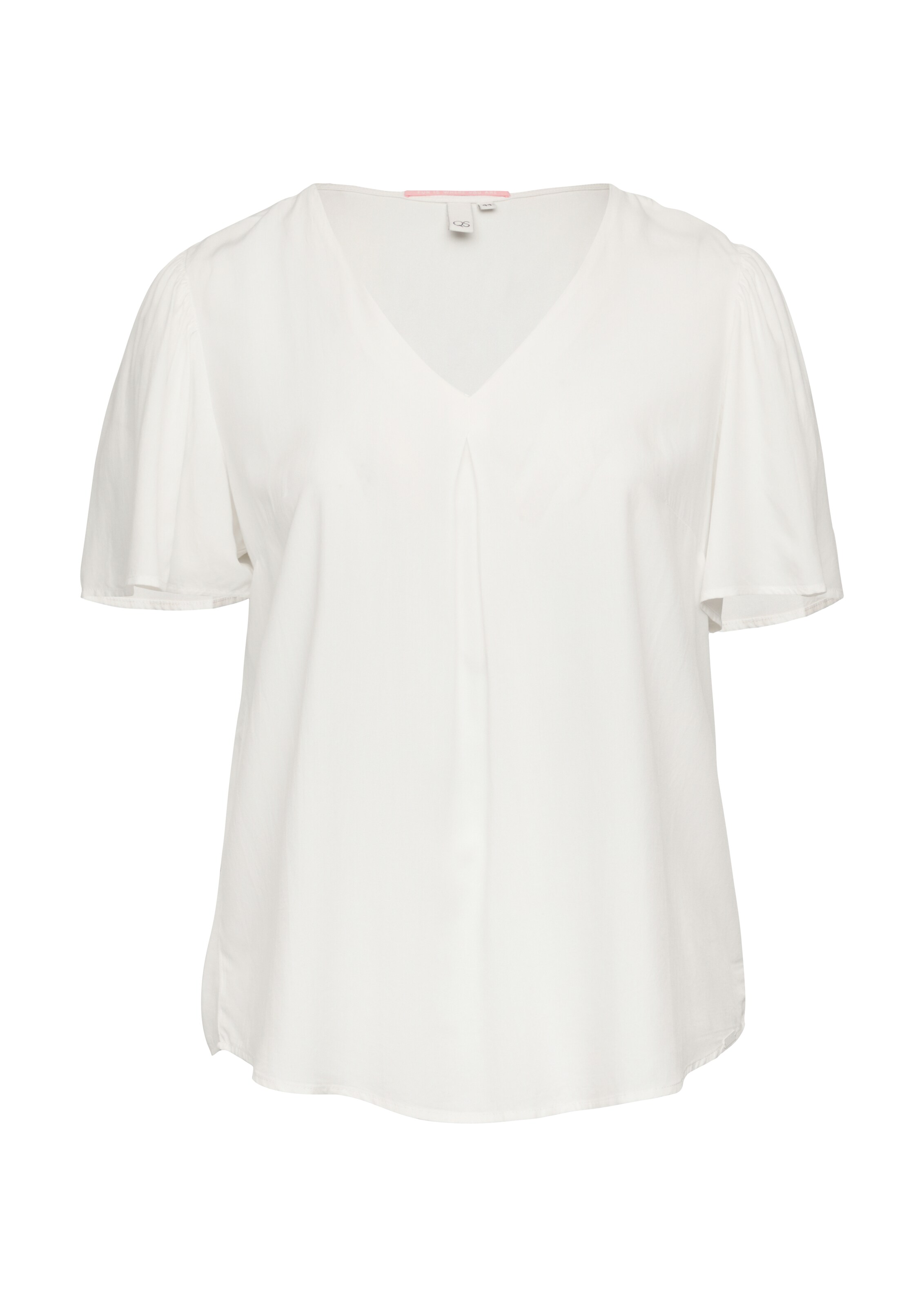 QS Bluse in Beige: Vorderseite