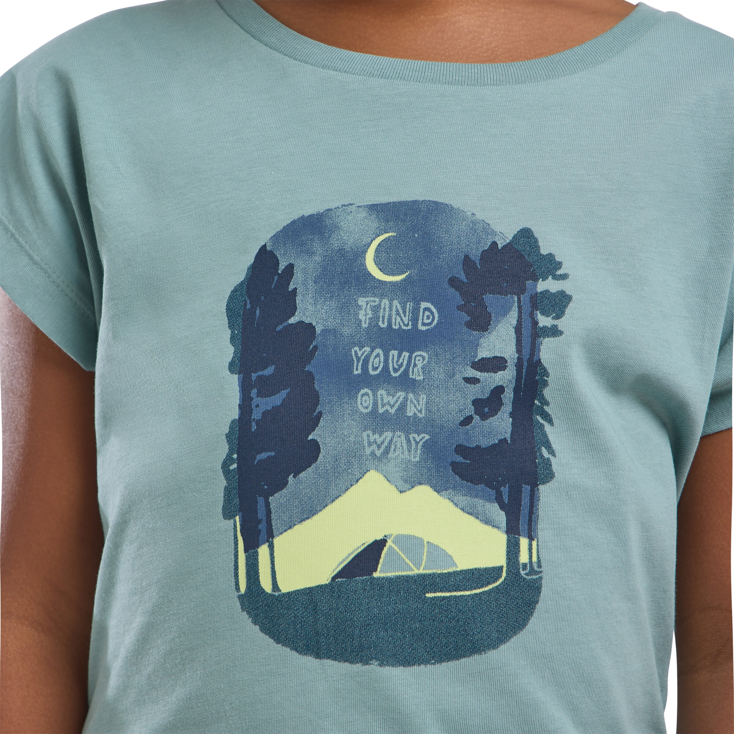 JACK WOLFSKIN T-Shirt in Grün