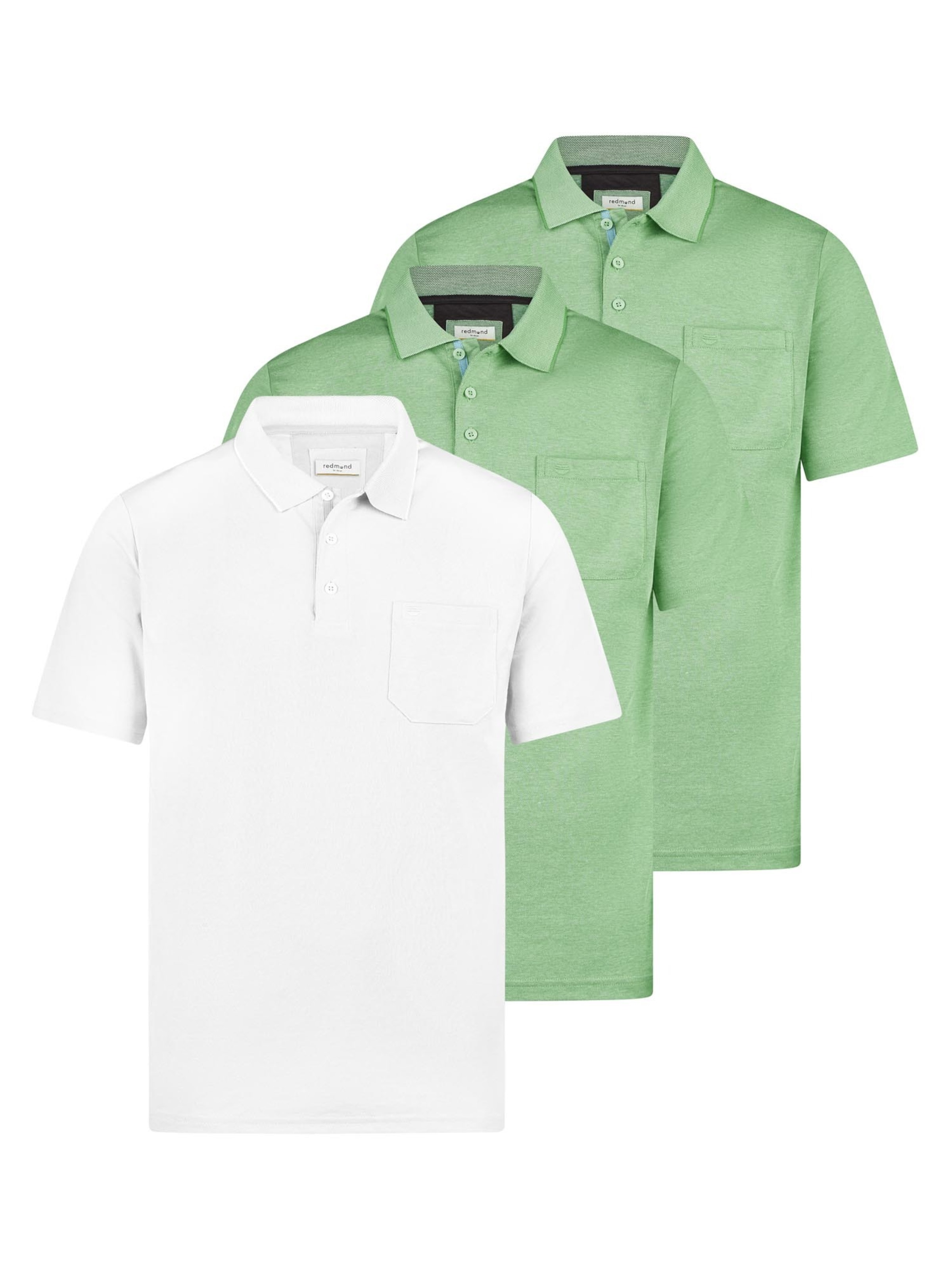 redmond Shirt 'Basic'‌ in S in jade, Produktansicht